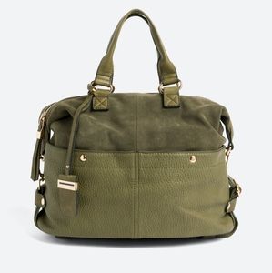 NWT Olive Green Leather Purse